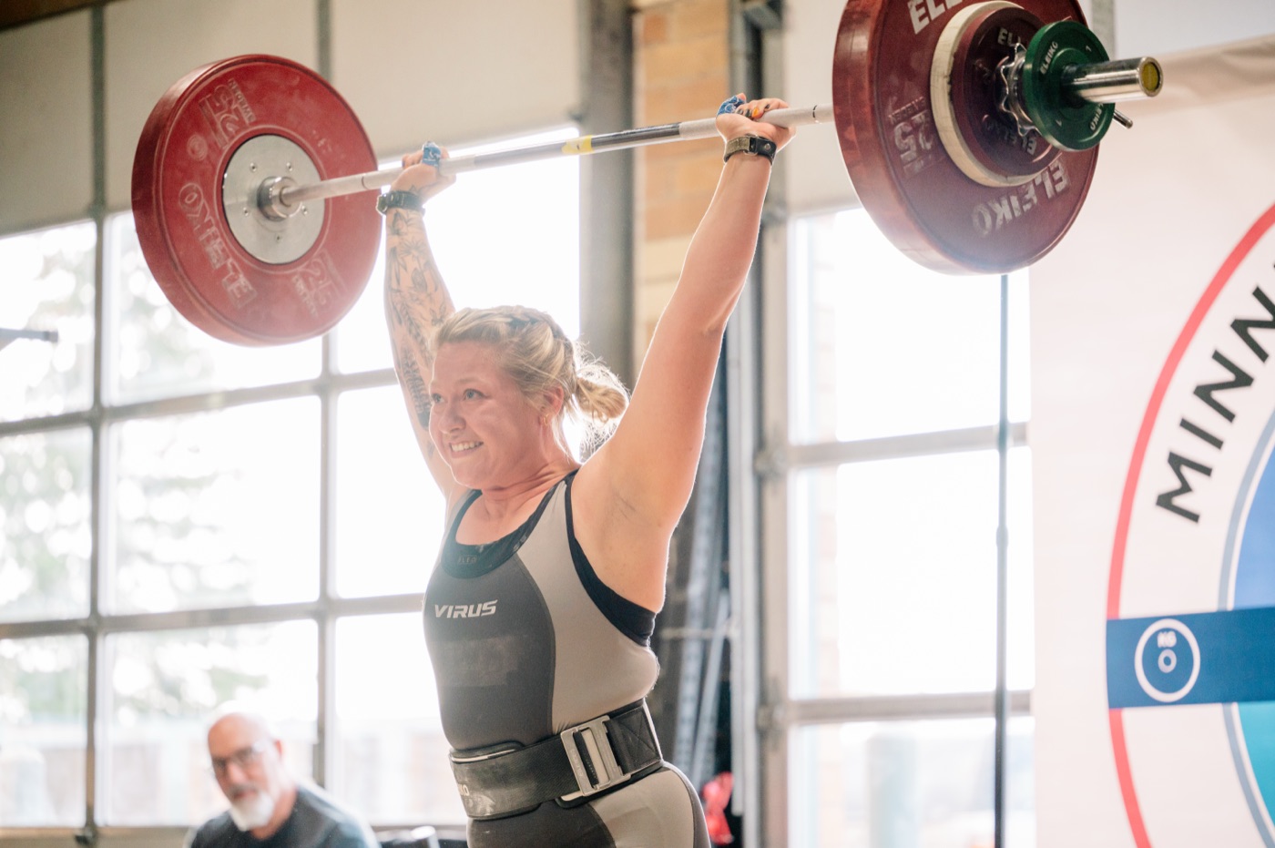 LLC athlete at competition